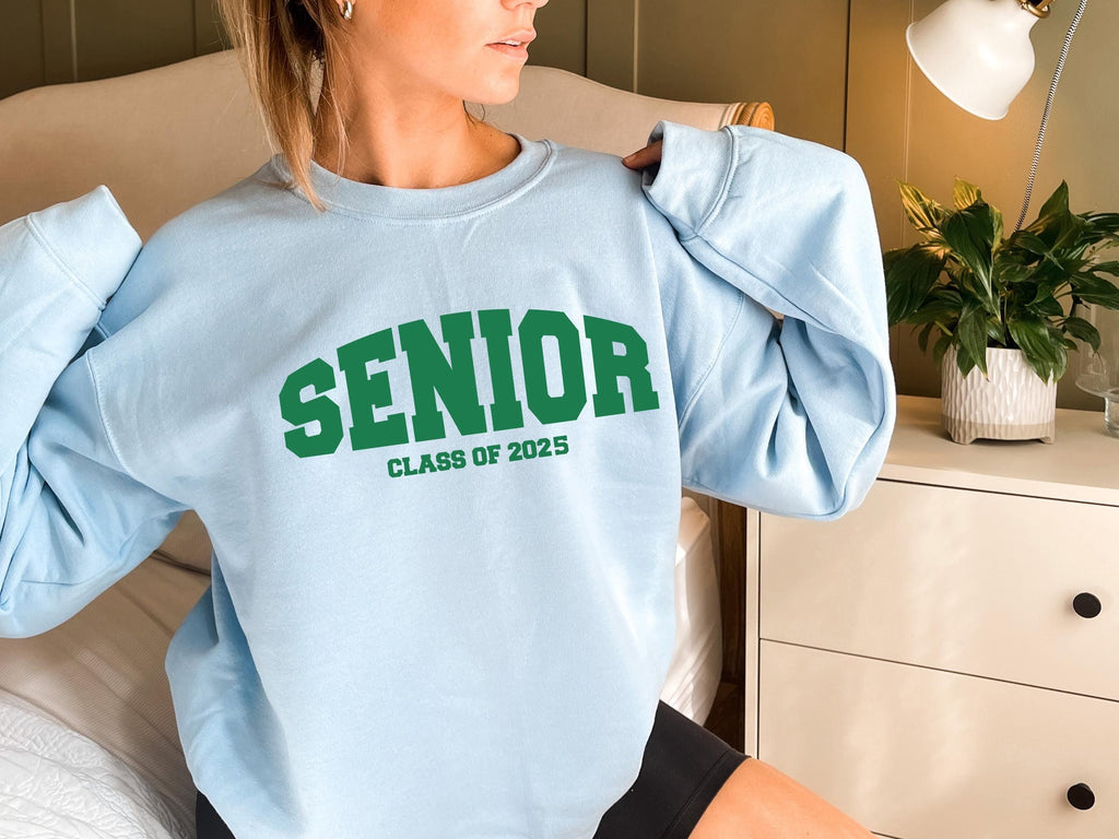 Senior 2025 Sweatshirt, Women's Class Of 2025 Shirt, College Senior Grad Gift, High School Graduation Gifts For Her, Senior Hoodie