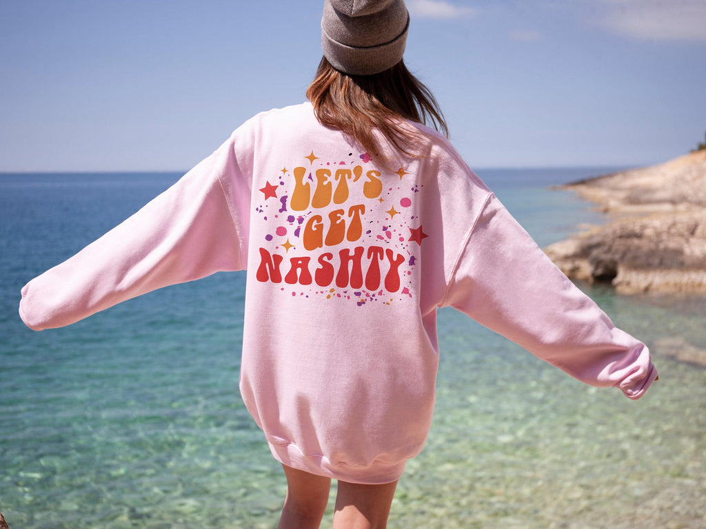 Let's Get Nashty Hoodie, Nashville Bachelorette Party Shirt, Nashty Bride Tee, Aesthetic Country Bach Sweatshirt, Bach Party Gift