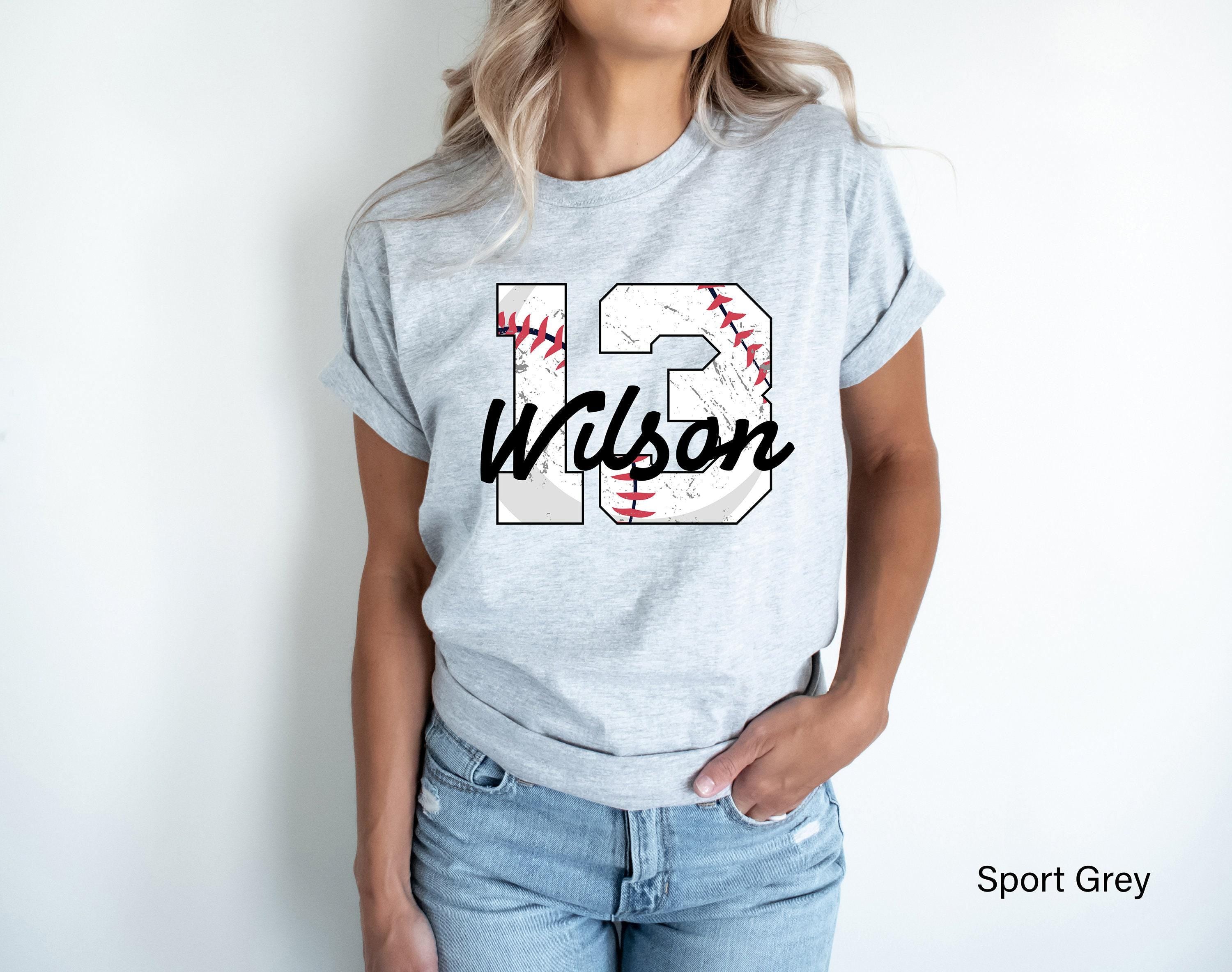 Custom Baseball Jersey Shirt | Personalized Baseball Mom Hoodie, Baseball Coach Gifts, Baseball Gift, Game Day Baseball, Custom Baseball Tee
