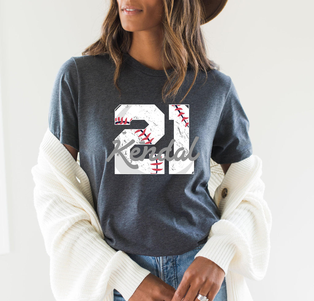 Custom Baseball Jersey Shirt | Personalized Baseball Mom Hoodie, Baseball Coach Gifts, Baseball Gift, Game Day Baseball, Custom Baseball Tee