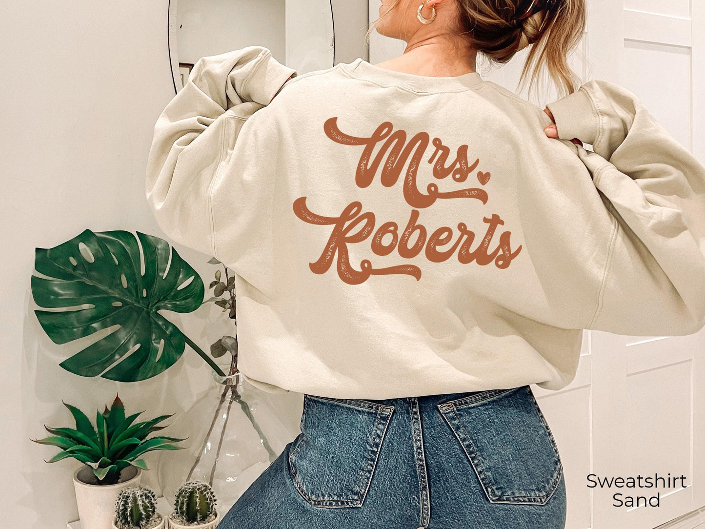 Custom Mrs Hoodie | Personalized Bride Sweatshirt, Bridal Party Gifts, Bridal Shower Gifts, Custom Wedding Gifts, Engagement Gifts
