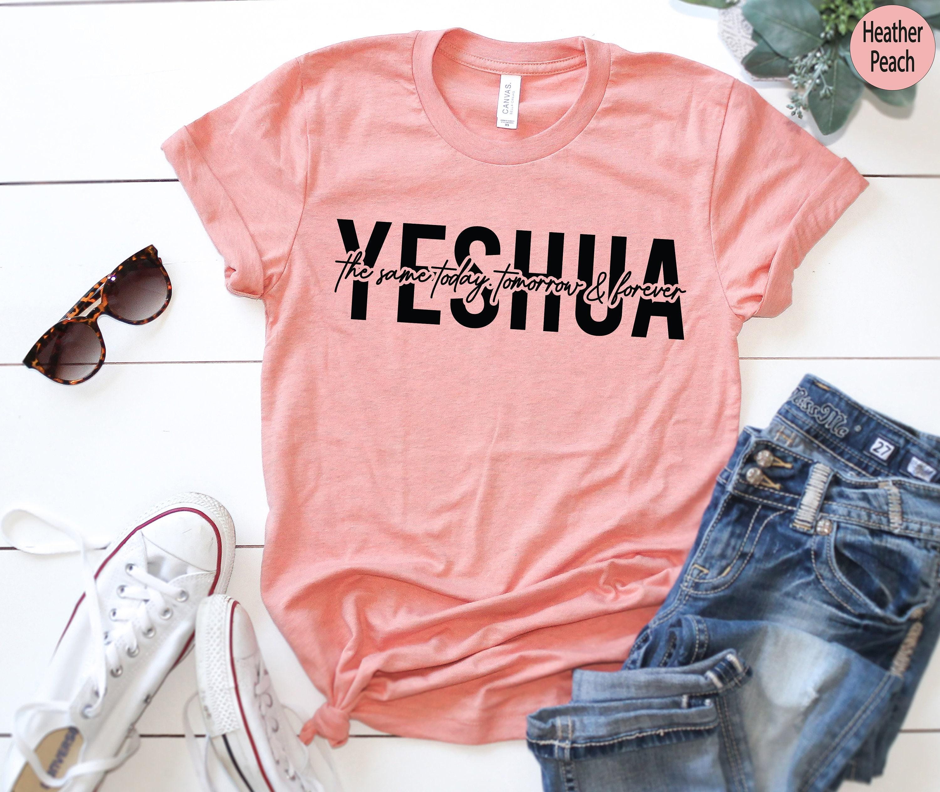 Yeshua Shirt | Christian Sweatshirt, Aesthetic Jesus Gift, Religious Gifts, Spiritual Gifts, Christian Gift Shirt, Scripture Quotes Tee