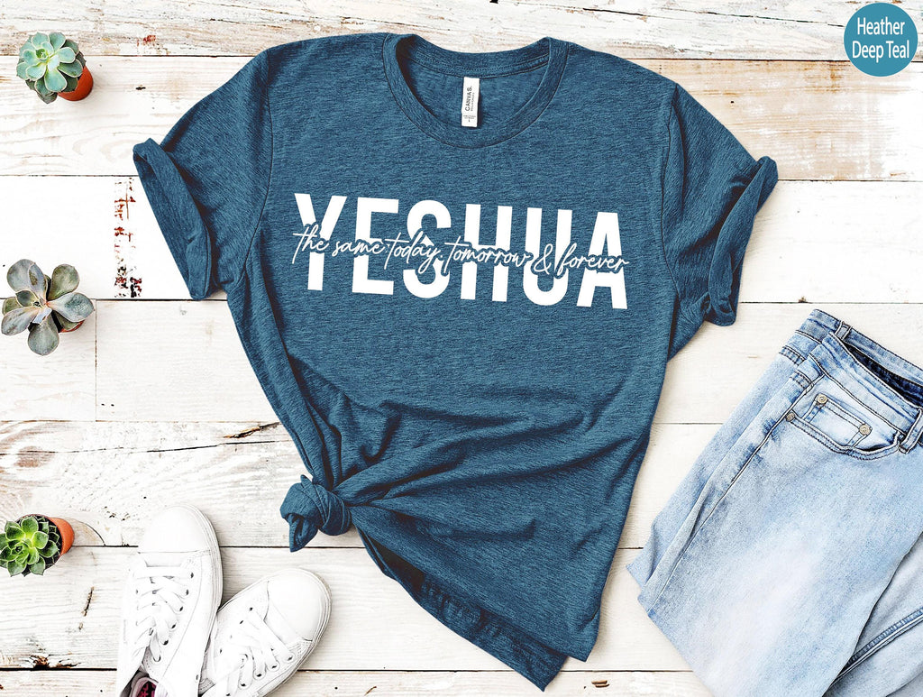 Yeshua Shirt | Christian Sweatshirt, Aesthetic Jesus Gift, Religious Gifts, Spiritual Gifts, Christian Gift Shirt, Scripture Quotes Tee