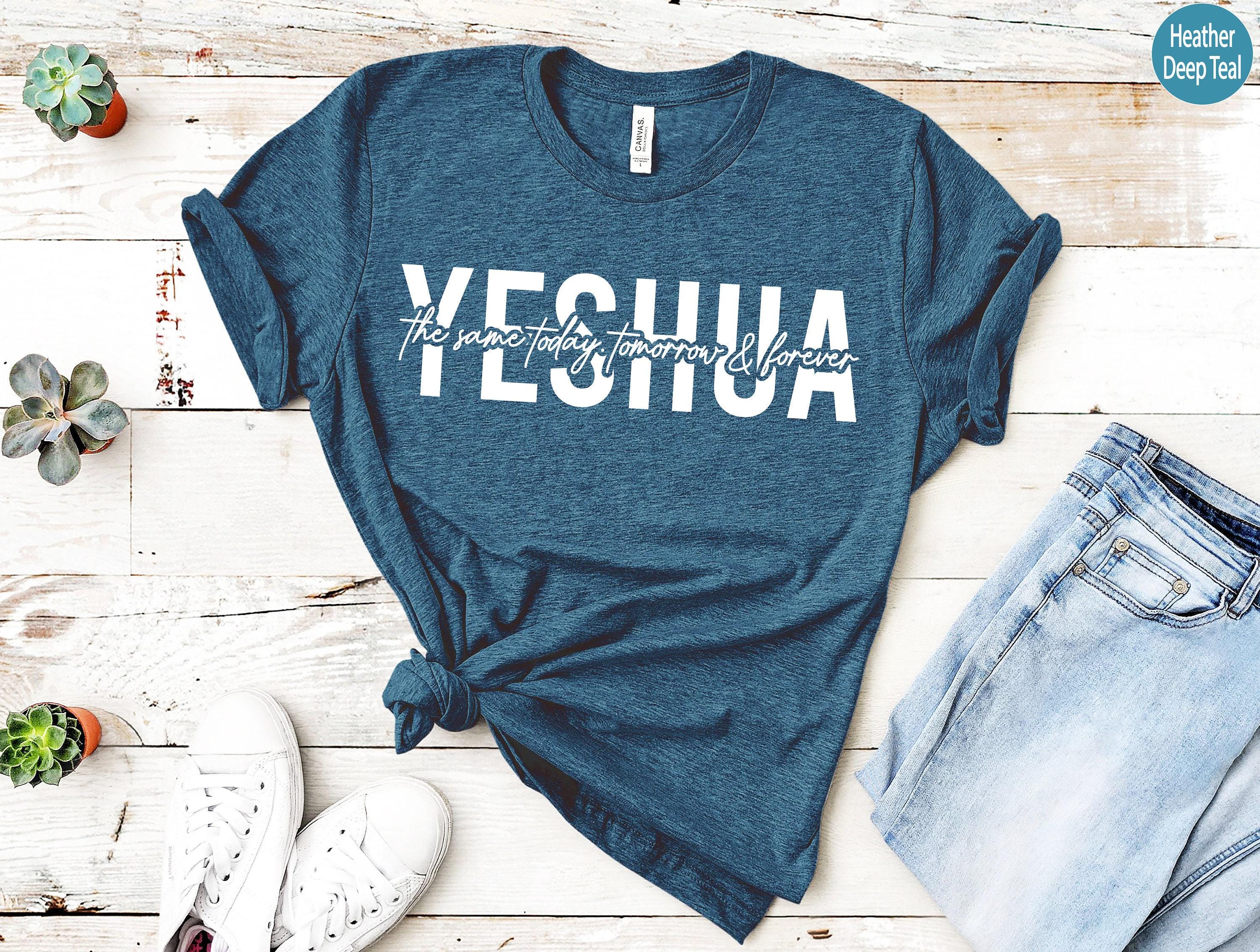 Yeshua Shirt | Christian Sweatshirt, Aesthetic Jesus Gift, Religious Gifts, Spiritual Gifts, Christian Gift Shirt, Scripture Quotes Tee