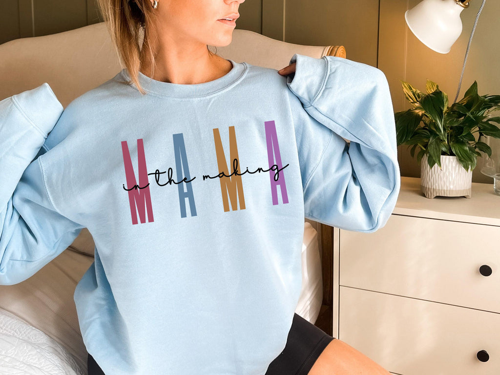 Funny Pregnancy Sweatshirt | Mama In The Making Shirt, Mom To Be Gifts, Gifts For New Mom, Future Mom Gifts, Expecting Mom Gifts, Tshirt
