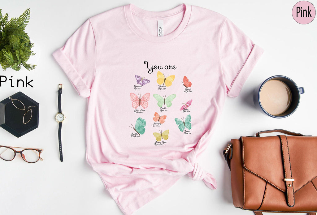 Butterfly Bible Verse Shirt | Religious Gifts For Women, Religious Gift, Christian Sweatshirt, Scripture Quotes, Pray Sweatshirt