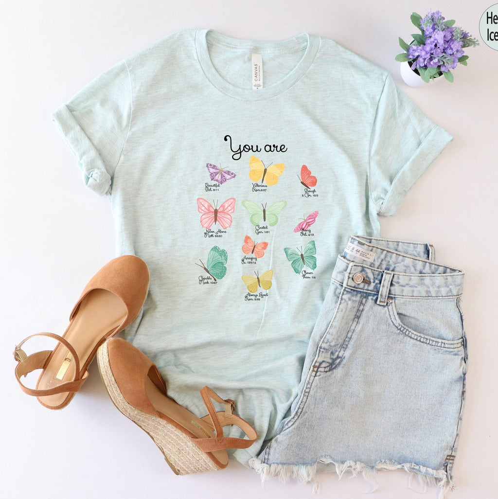 Butterfly Bible Verse Shirt | Religious Gifts For Women, Religious Gift, Christian Sweatshirt, Scripture Quotes, Pray Sweatshirt
