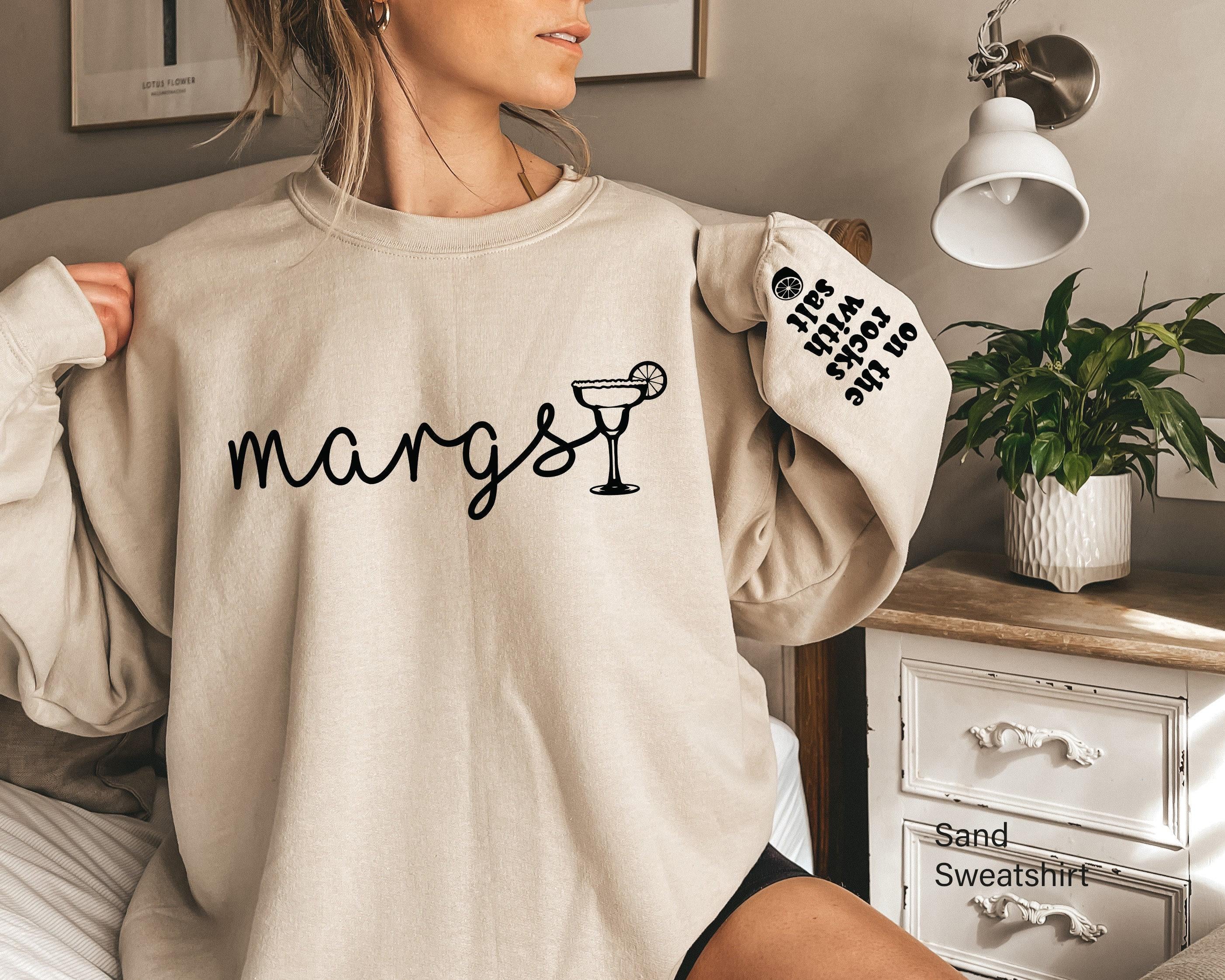 Margarita Sweatshirts | On The Rocks With Salt Shirt, Book Launch Gift, Future Bestselling T, Women'S Writing Tee, Authors Club Hoodie