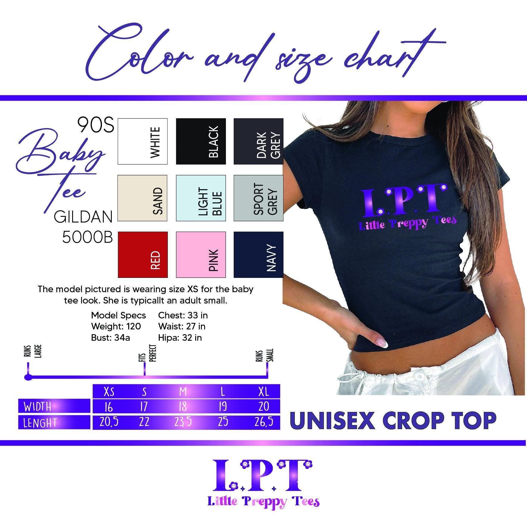 Custom Baby Tee Crop Top | Personalized Women Tank Tops, Y2K Aesthetic, Y2K Shirt, Custom Text Baby Tee, Custom Slogan Tee, Sorority