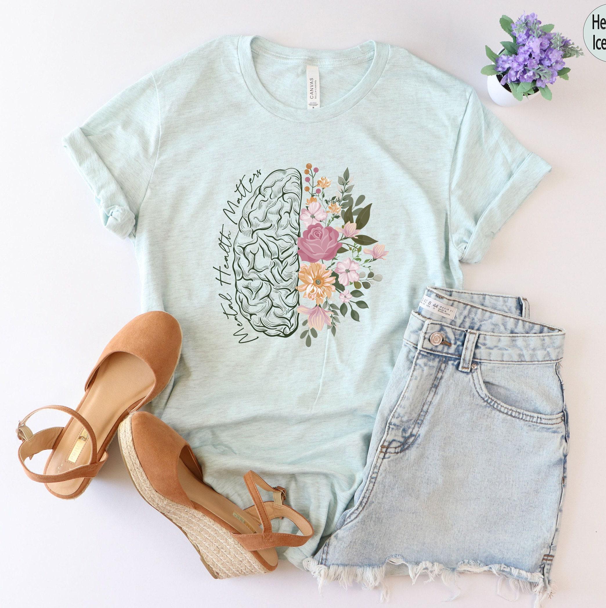 Brain Anatomy Shirt, Nurse Shirt, Womens Nursing School Shirt, Nursing Student Anatomical Layout Brain Shirt, New Nursing Shirt