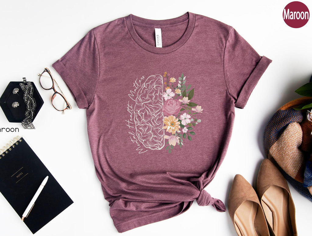 Brain Anatomy Shirt, Nurse Shirt, Womens Nursing School Shirt, Nursing Student Anatomical Layout Brain Shirt, New Nursing Shirt