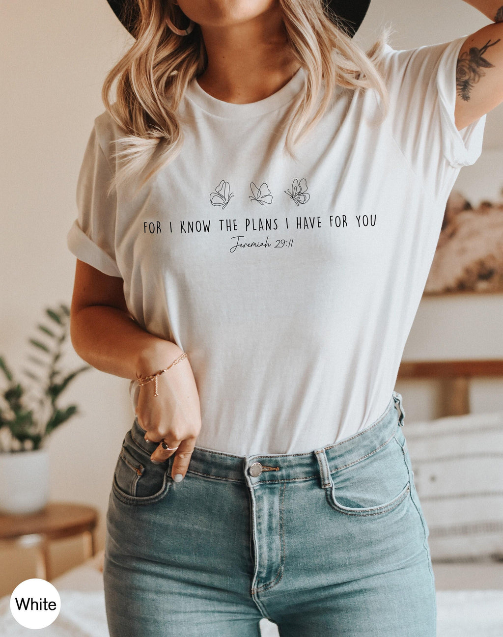 Trendy Christian Shirt | For I Know The Plans Shirt, Jeremiah 29 11 Verse, Faith Based Tee, Love Like Jesus, Bible Verse Quotes, Have You