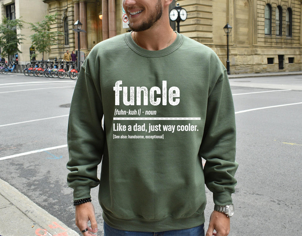 Funcle Definition Sweatshirt, Uncle Birthday Shirt, Nephew Present Gift