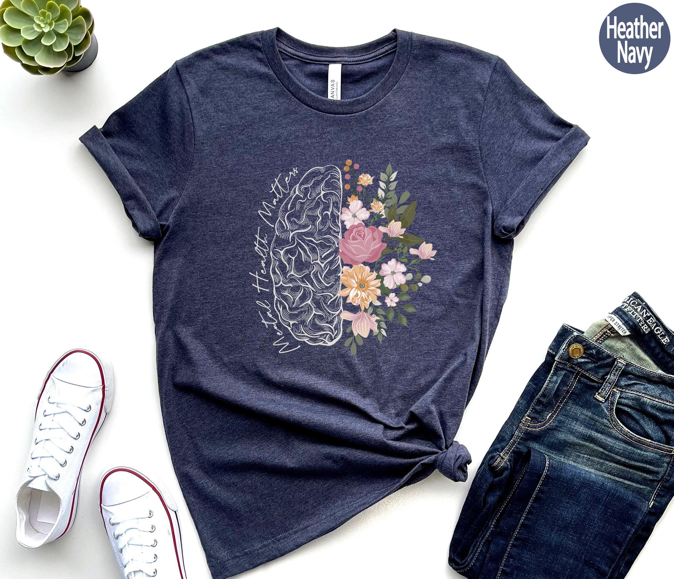 Brain Anatomy Shirt, Nurse Shirt, Womens Nursing School Shirt, Nursing Student Anatomical Layout Brain Shirt, New Nursing Shirt