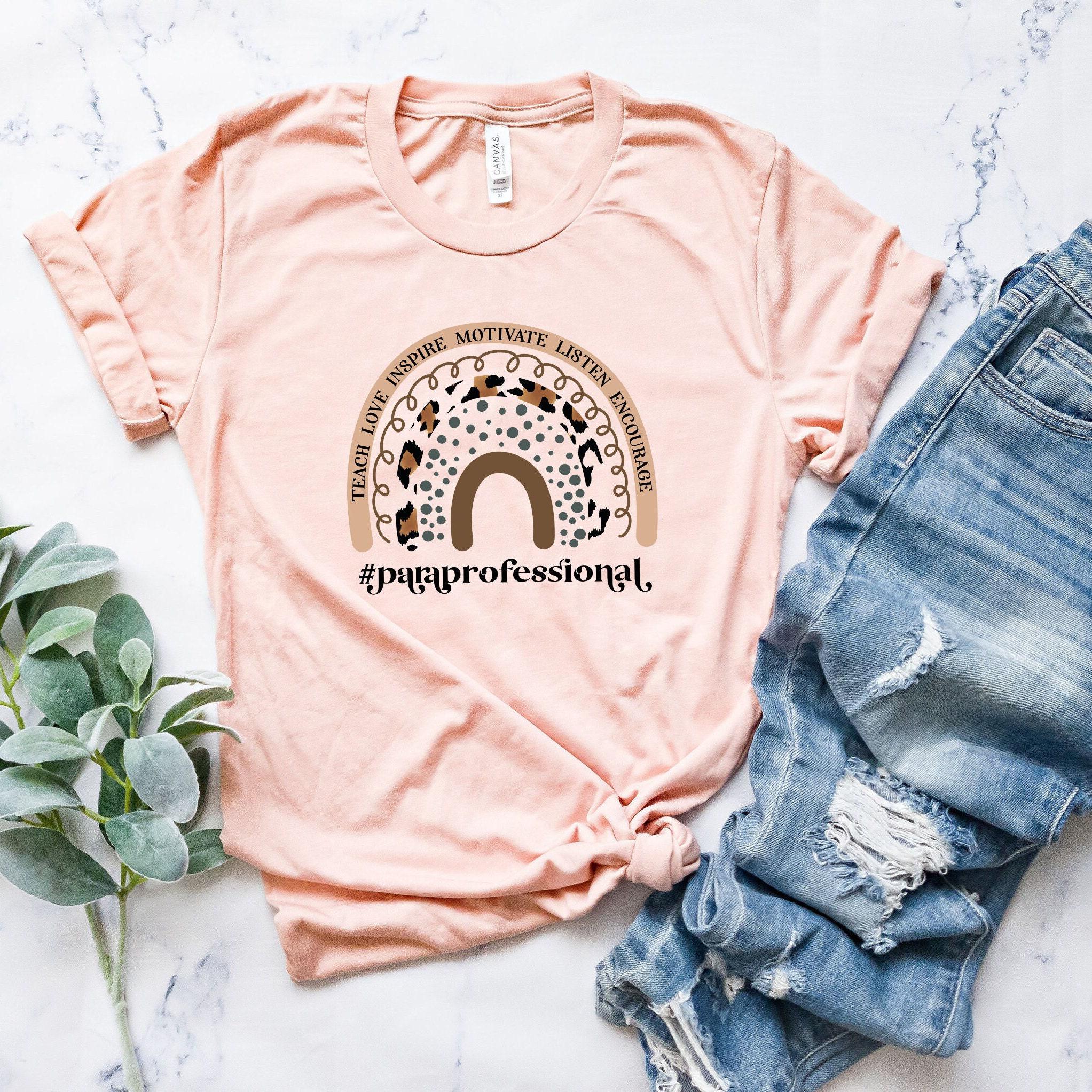 Cute Teacher Aide Shirt | Paraprofessional Shirt, Preppy Paraprofessional Sweatshirt, Para Shirts, Teacher Appreciation Gifts, VSCO Hoodie