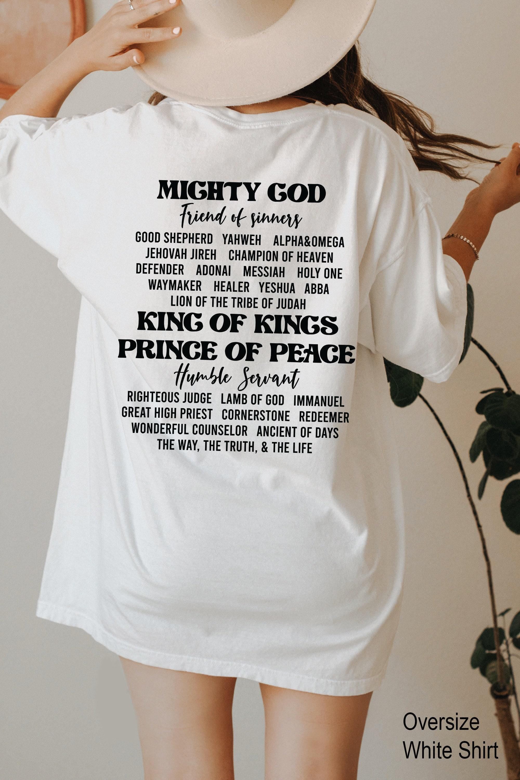 Names Of God Hoodie | Aesthetic Christian Sweatshirts, Religious Shirts, Christian Gifts For Her, Trendy God Shirts, Bff