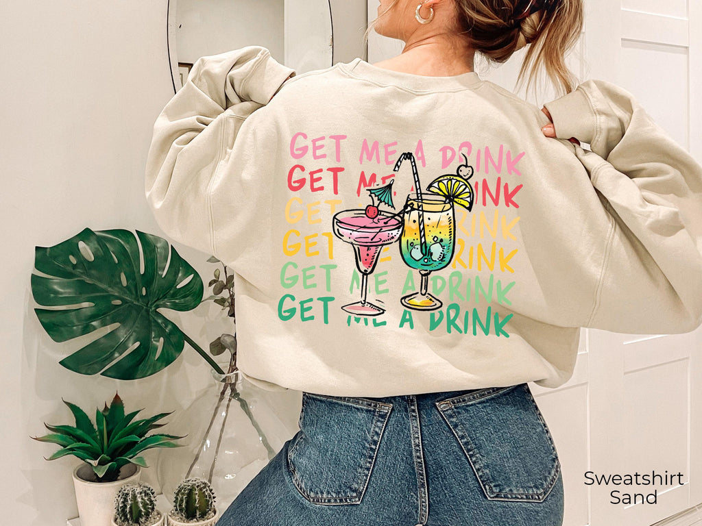 Aesthetic Hangover Hoodie | Cocktails Hoodie, Get a Drink Shirt For Friend, College Party Shirt, Tequila Shirt, Drinking Tshirt