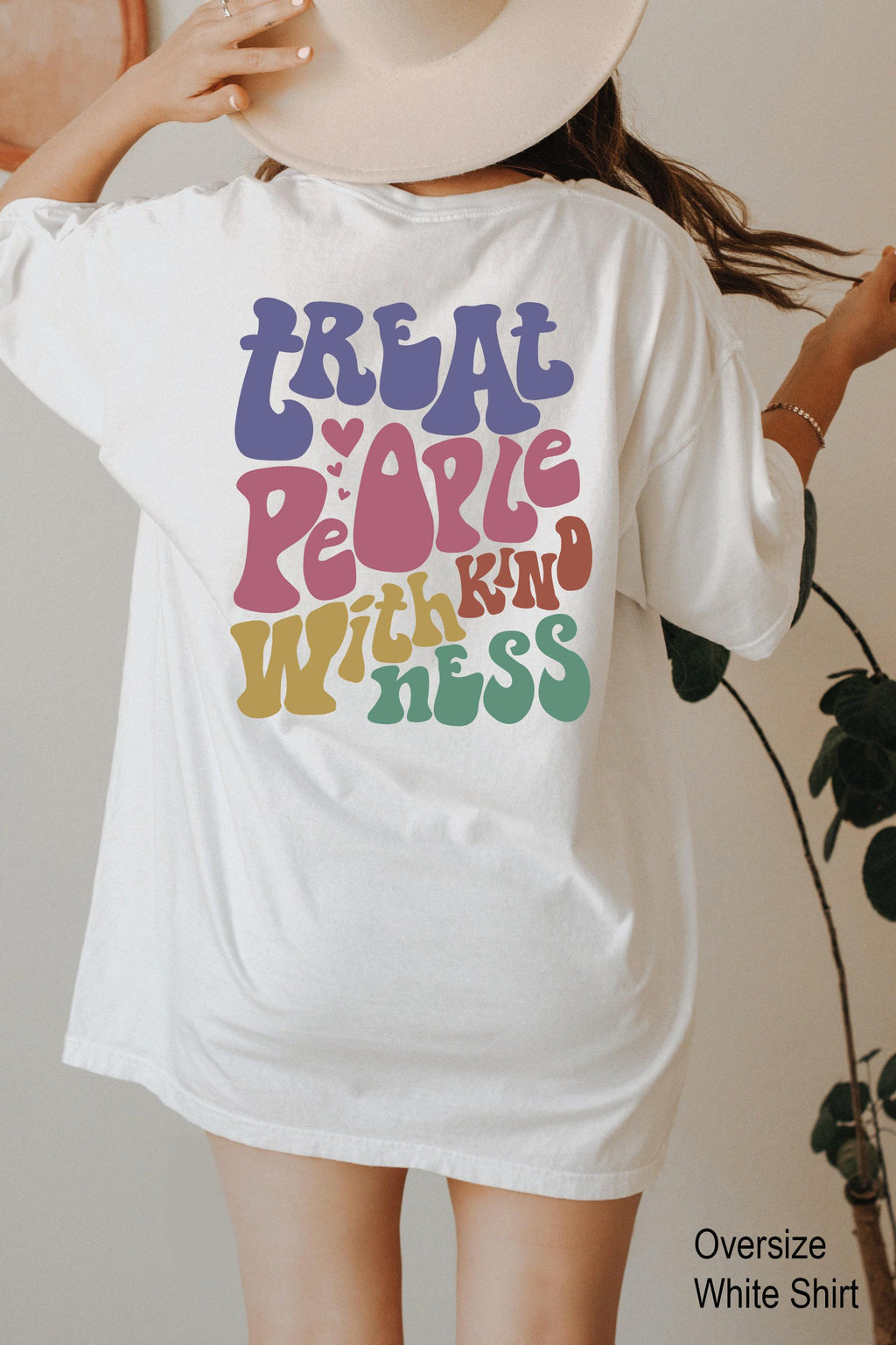 Treat People With Kindness Sweatshirt | Be Kind Shirt, Aesthetic Sweatshirt, Cute Mental Health Shirt, Groovy Trendy Hoodie, graphic tee