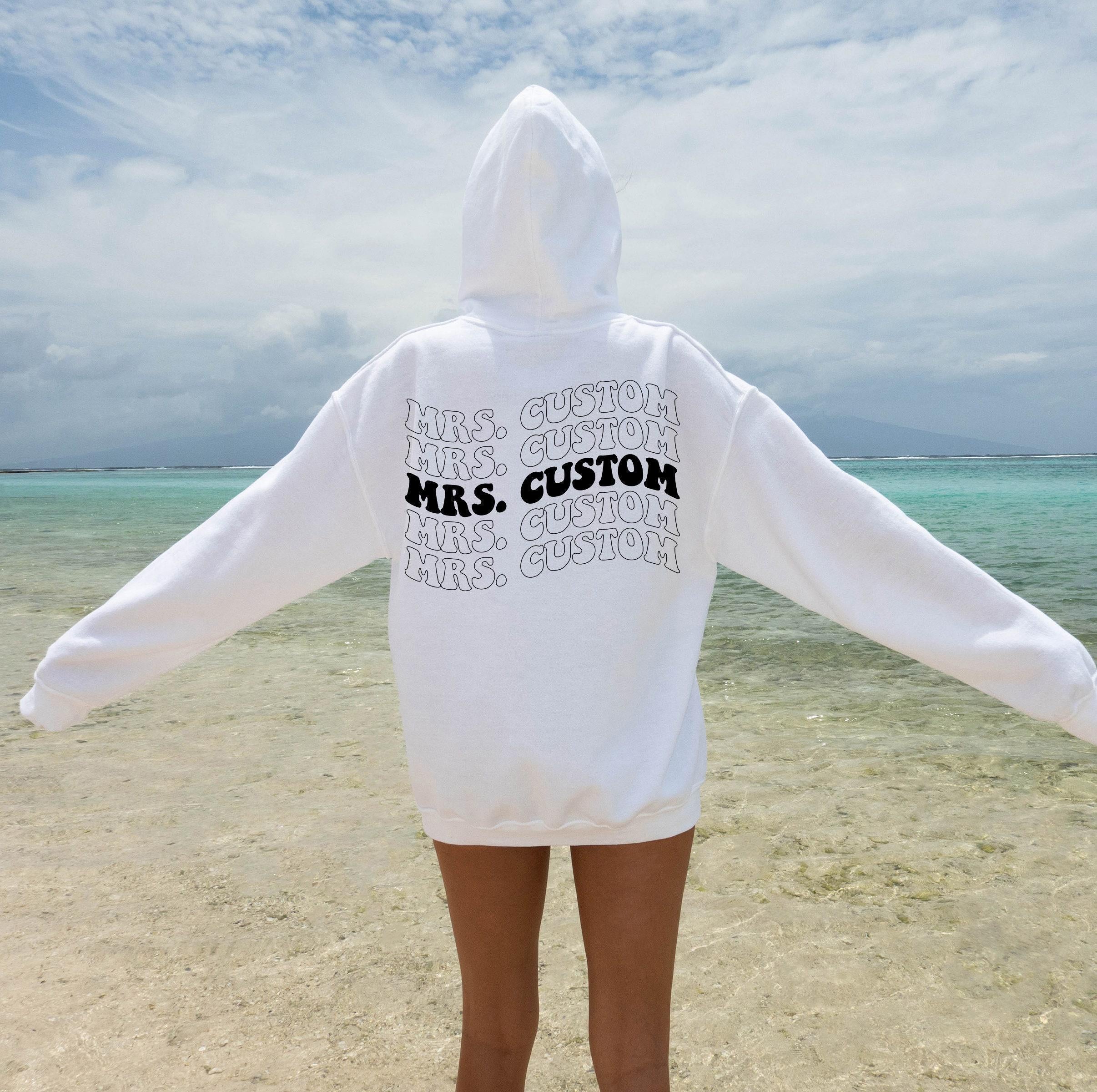 Custom Mrs Hoodie | Personalized Mrs Hoodie, Future Mrs Hoodie, Bride Hoodie, Engagement Gift, custom mrs sweatshirt, br
