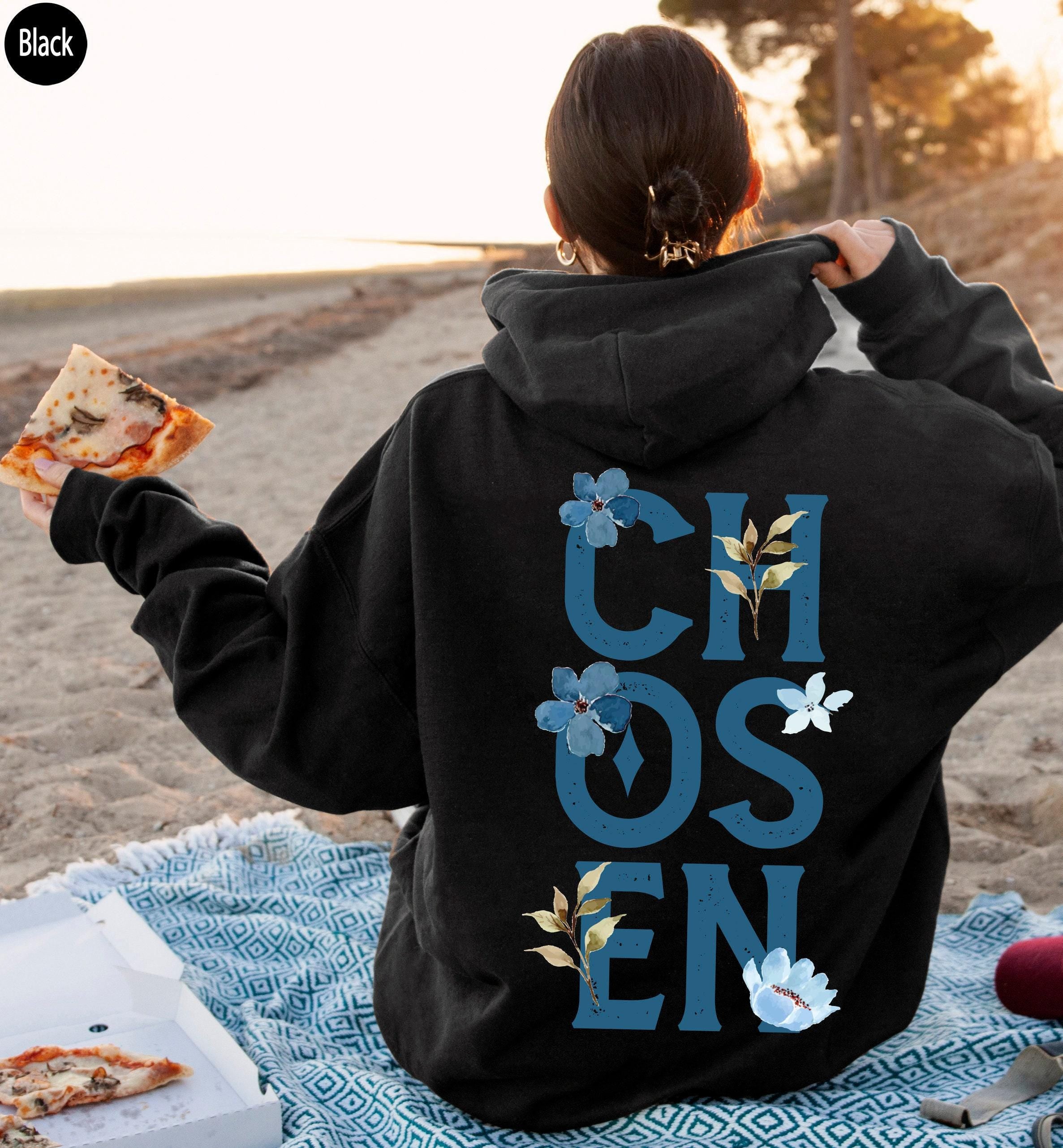 Chosen Sweatshirt | Christian Sweatshirt, Religious Sweatshirt, Bible Verse Sweatshirt, Faith Sweatshirt, religious gifts