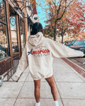 Aesthetic America Hoodie | 4th Of July Sweatshirt, Independence Day Shirt, American Flag Tshirt, Patriotic Shirt, USA Fl