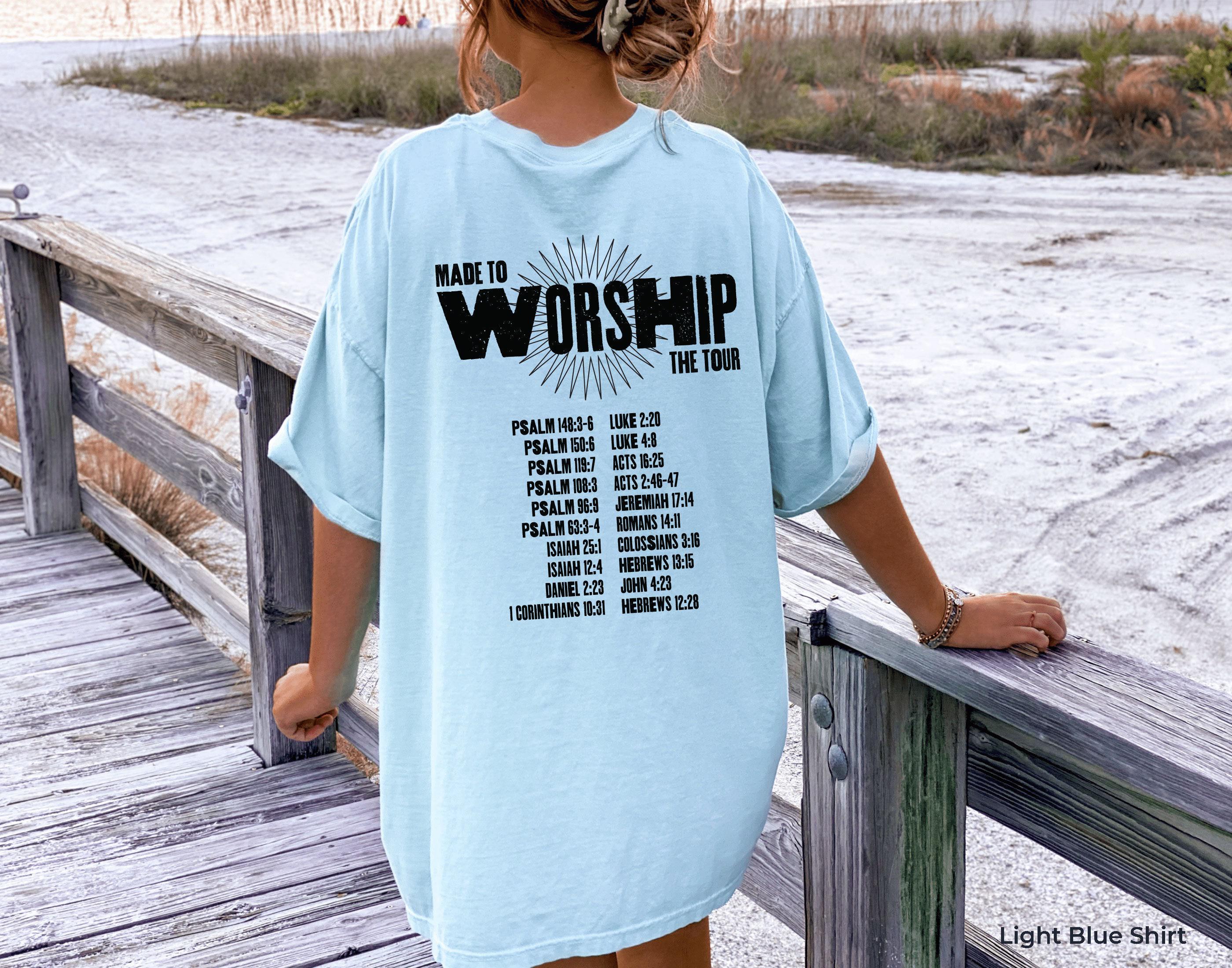 Made to worship Sweatshirt | psalm 95 1, christian sweatshirt, worship shirt, christian gift, bible verse shirt, religious sweatshirt