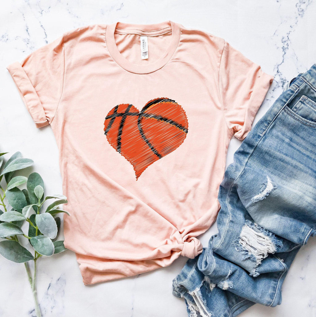 Cute Basketball Graphic Shirt, Women's Basketball Sweatshirt, Basketball Player Gifts, Basketball Mom Hoodie, Basketball Coach Gifts