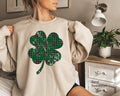 St. Patrick's Day Shirt, Lucky Four Leaf Clover Sweatshirt, Shamrock Shirt, Slainte Tshirt, Retro Gifts for Beer Lover