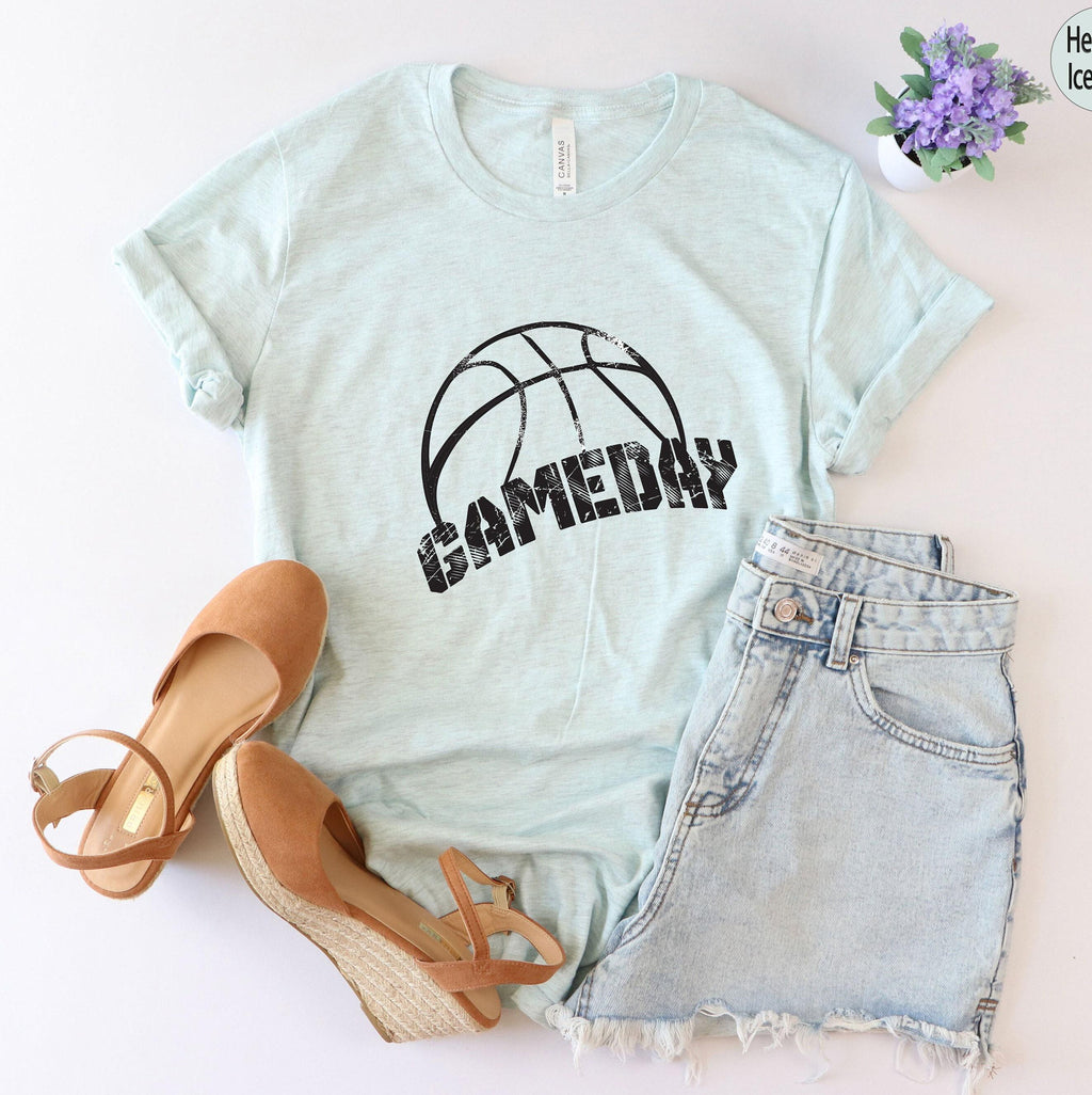 Basketball Game Day Sweatshirt, Women's Basketball Shirt, Basketball Player Hoodie, Basketball Graphic Tee, Basketball Coach Gifts