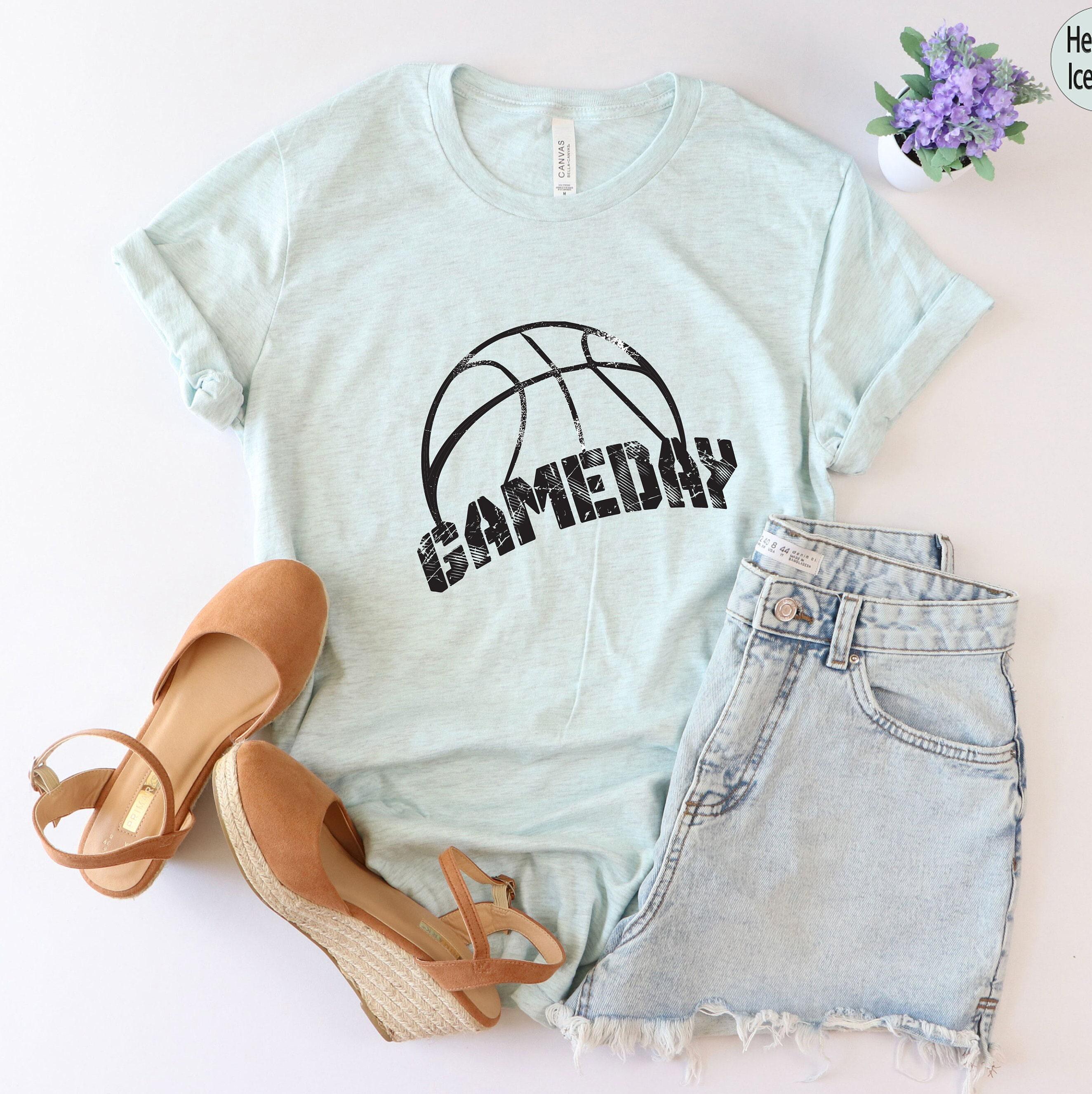Basketball Game Day Sweatshirt, Women's Basketball Shirt, Basketball Player Hoodie, Basketball Graphic Tee, Basketball Coach Gifts