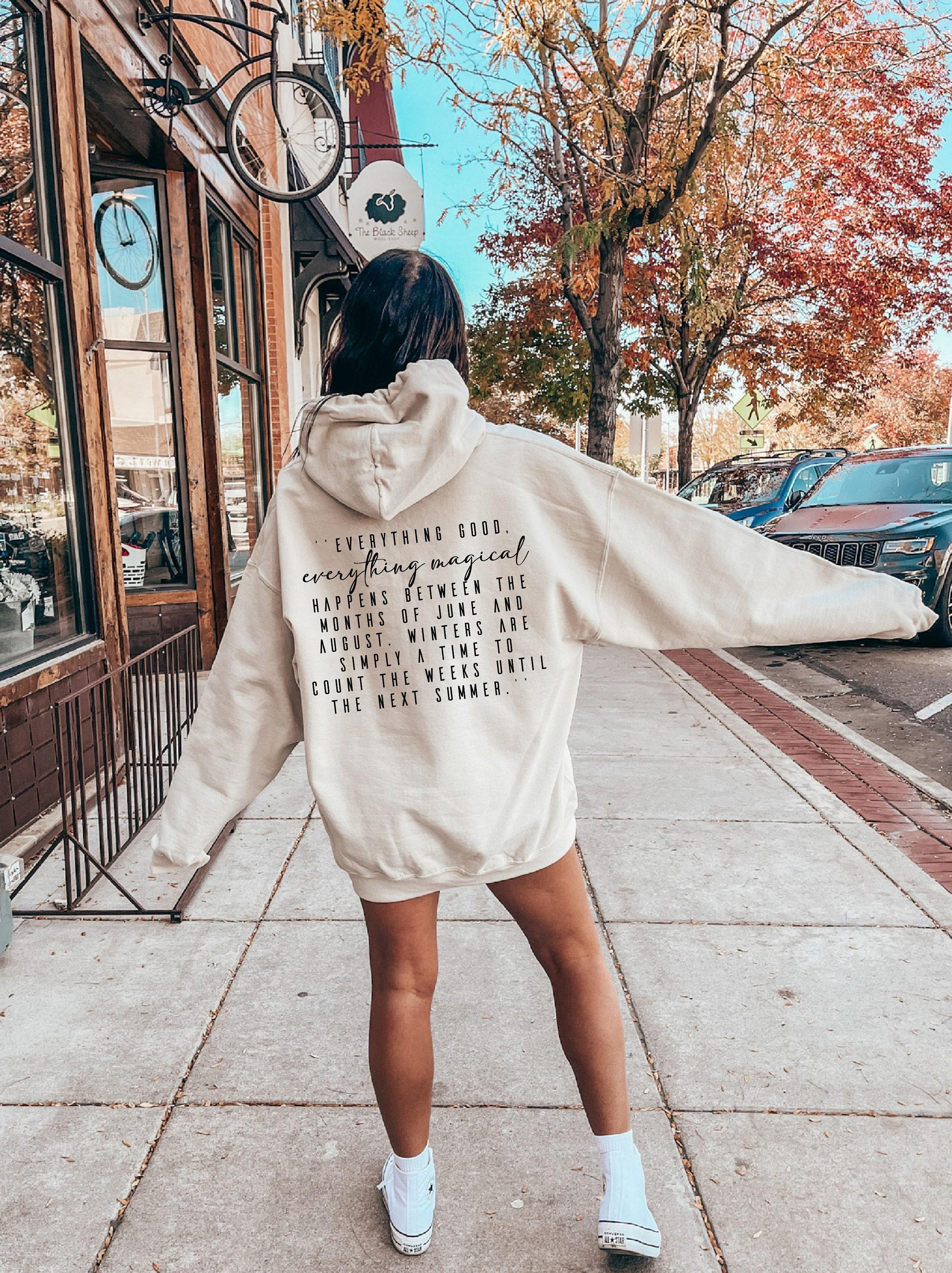 Summer Lover Hoodie, Trendy Quote Sweatshirt, Words On Back Hoodie, Trending Beach Lover Shirt,  Girl Shirt, Funny Winter Shirt