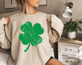 St. Patrick's Day Shirt, Lucky Four Leaf Clover Sweatshirt, Shamrock Shirt, Slainte Tshirt, Retro Gifts for Beer Lover