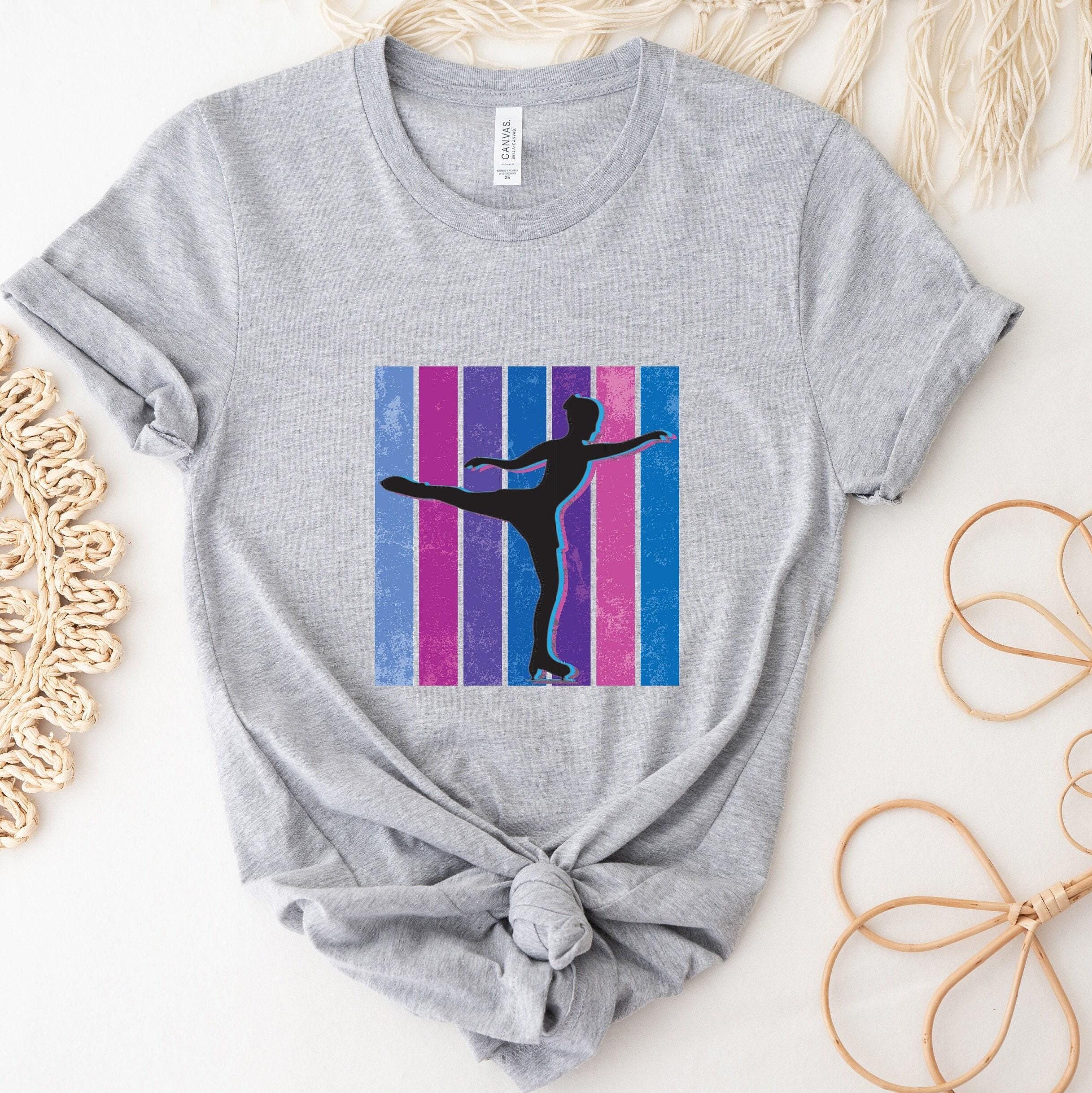 Aesthetic Ice Skating Sweatshirt, Women's Figure Skating Shirt, Figure Skater Hoodie, Cute Ice Skating Gifts, Skating Gr