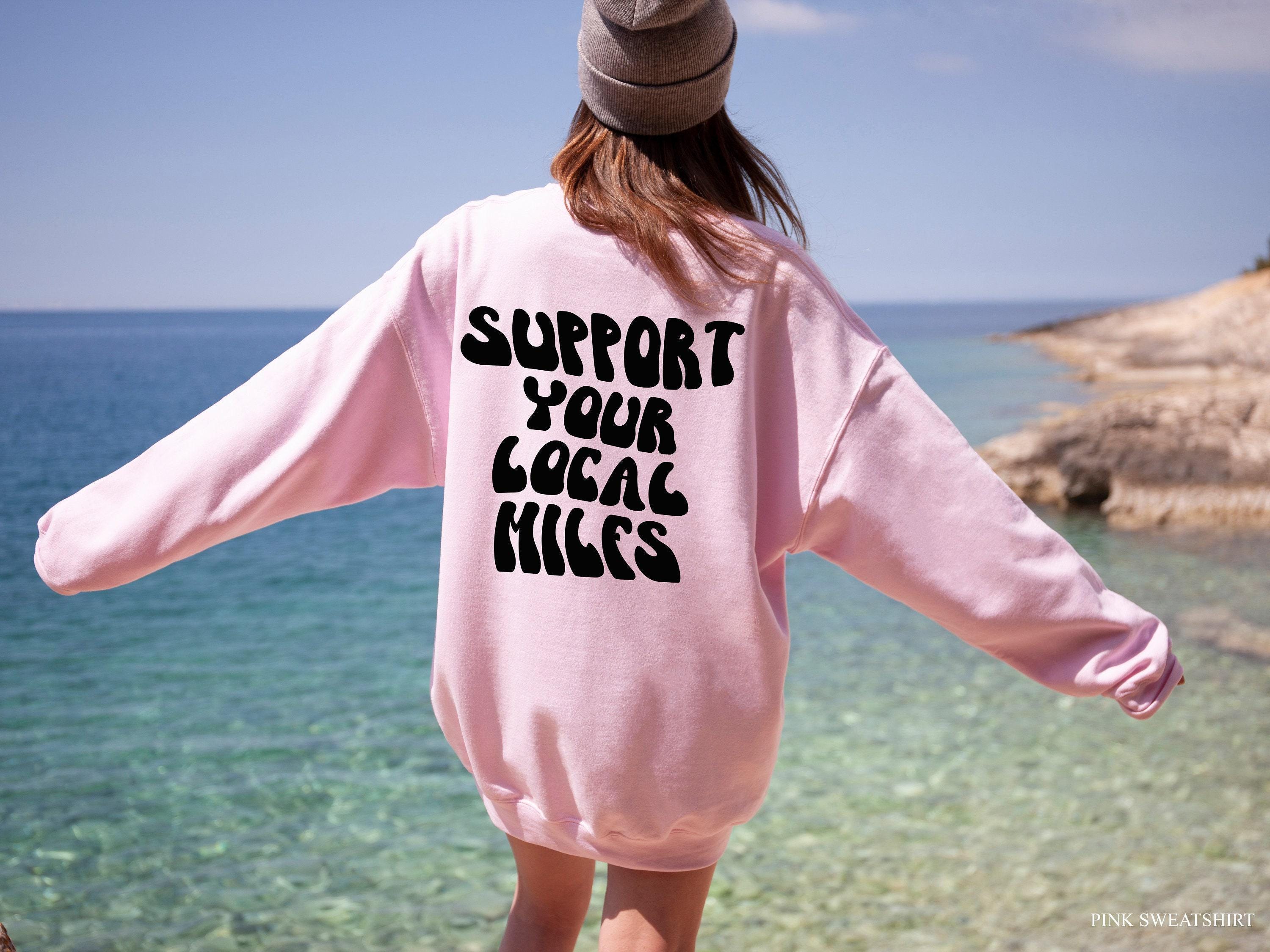 Support Your Local Milfs Hoodie | Funny Mom Sweatshirt, Trendy Mama Crewneck, Mom Humor Gift, Moms Club Tee, New Mom Bir