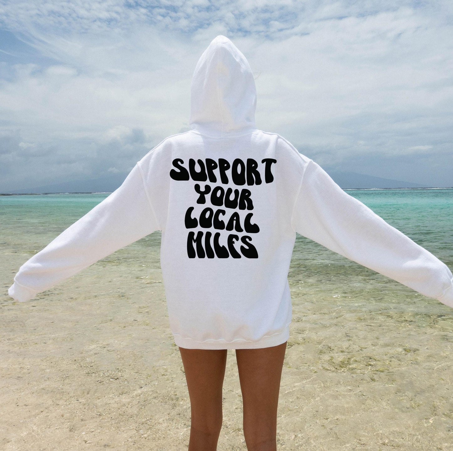Support Your Local Milfs Hoodie | Funny Mom Sweatshirt, Trendy Mama Crewneck, Mom Humor Gift, Moms Club Tee, New Mom Birthday Gift
