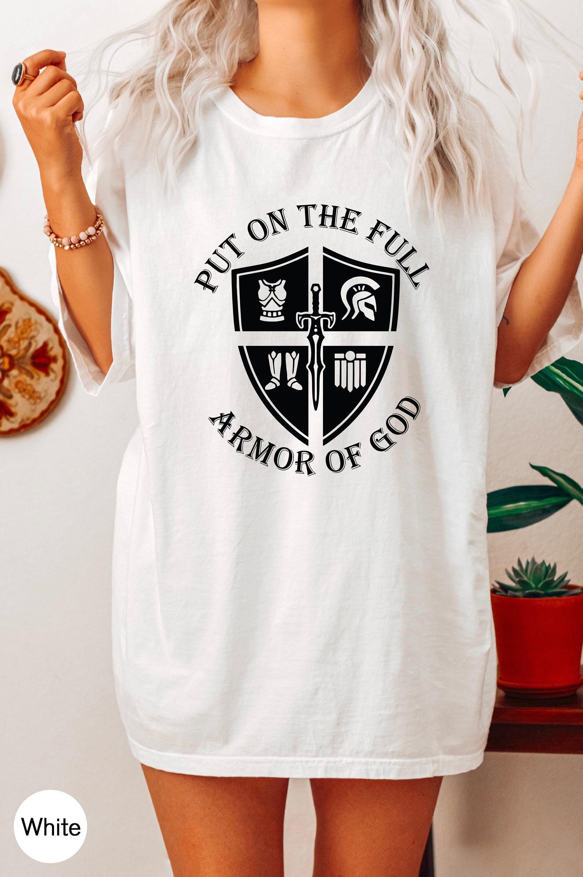 Put On The Full Armor Of God Sweatshirt | Ephesians 6 Shirt, Christian Hoodie, Bible Verse Tee, Faith Sweatshirt, Religious Gift