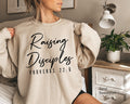 Raising Disciples Sweatshirt | Christian Mom Hoodie, Bible Verse Shirt, Proverbs 22:6 Gift, Faith Based Tee, Christian Mama Gift