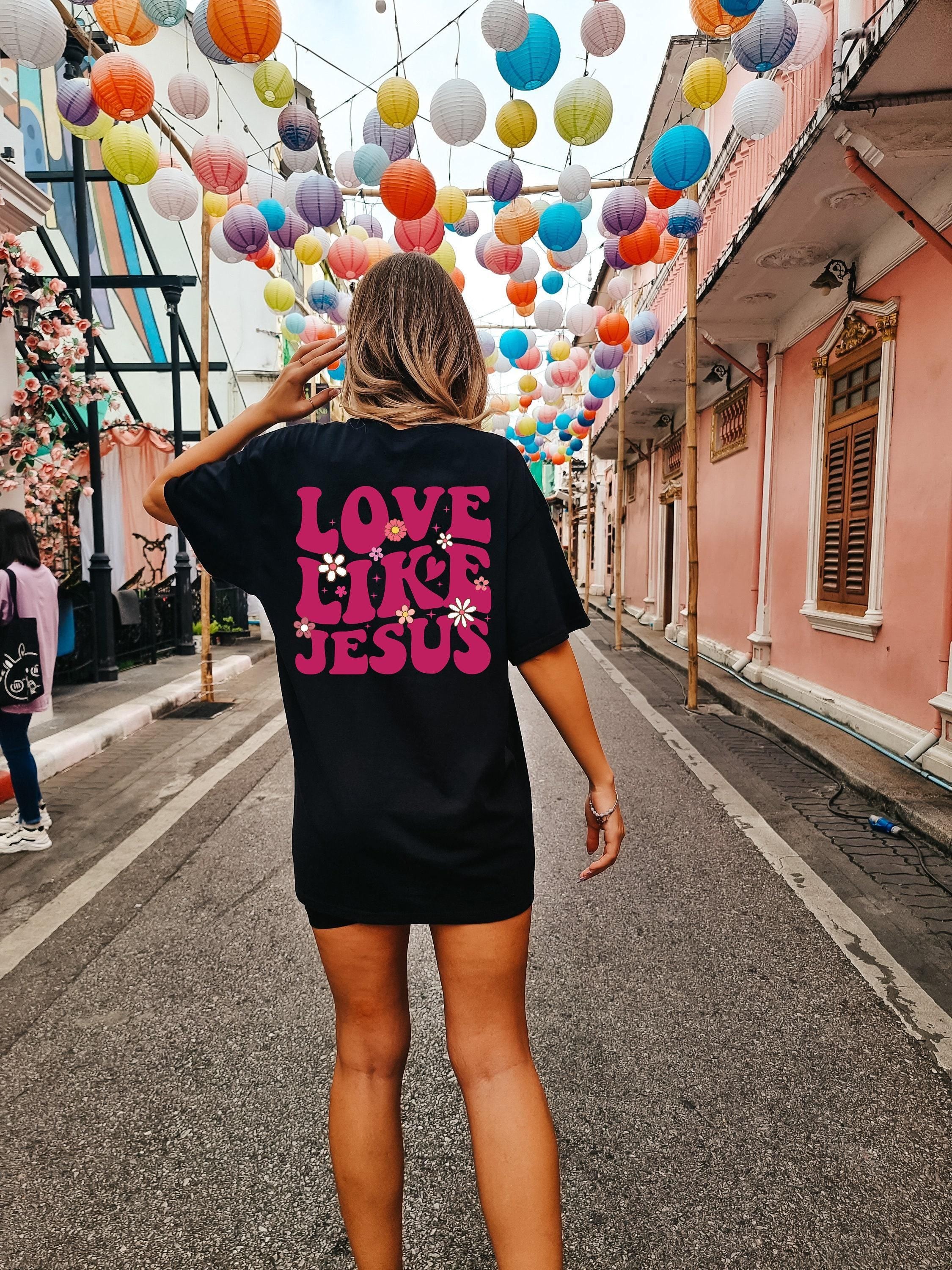 Love Like Jesus Sweatshirt | Christian Hoodie, Jesus Apparel Gift, Bible Verse Shirt, Faith Sweatshirt, Religious Gift for Her