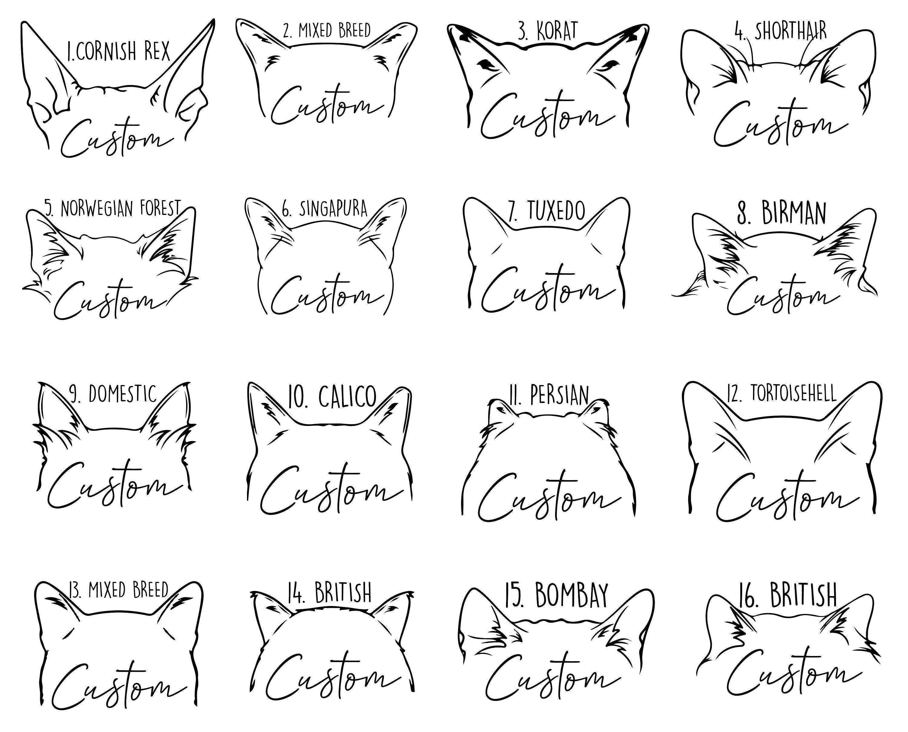 Custom Cat Name Sweatshirt | Personalized Cat Mom Hoodie, Cat Ears Sweatshirt, Custom Cat Mama Shirt, Cat Lover Gift, Cat Dad Tee