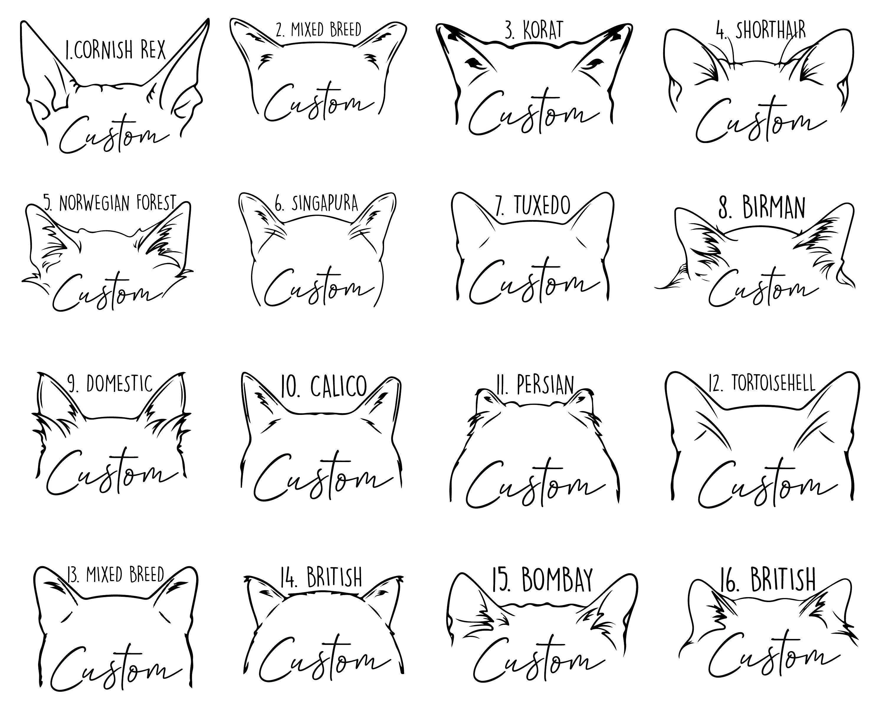 Custom Cat Name Sweatshirt | Personalized Cat Mom Hoodie, Cat Ears Sweatshirt, Custom Cat Mama Shirt, Cat Lover Gift, Ca