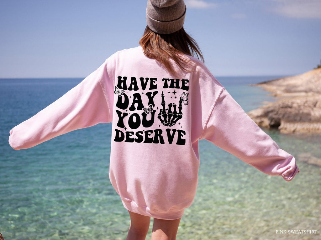 Women's Aesthetic Sweatshirt, Girl's Positive Shirt, Cute  Hoodie, Trendy Friends Tshirt, Matching Girlfriends Gift