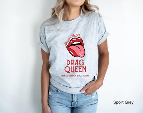 Aesthetic LGBTQ Shirt, Cute Drag Queen Shirt, Support Drag Hoodie, Women's Pride Tshirt, Trans Rights Shirt, LGBTQ Ally 
