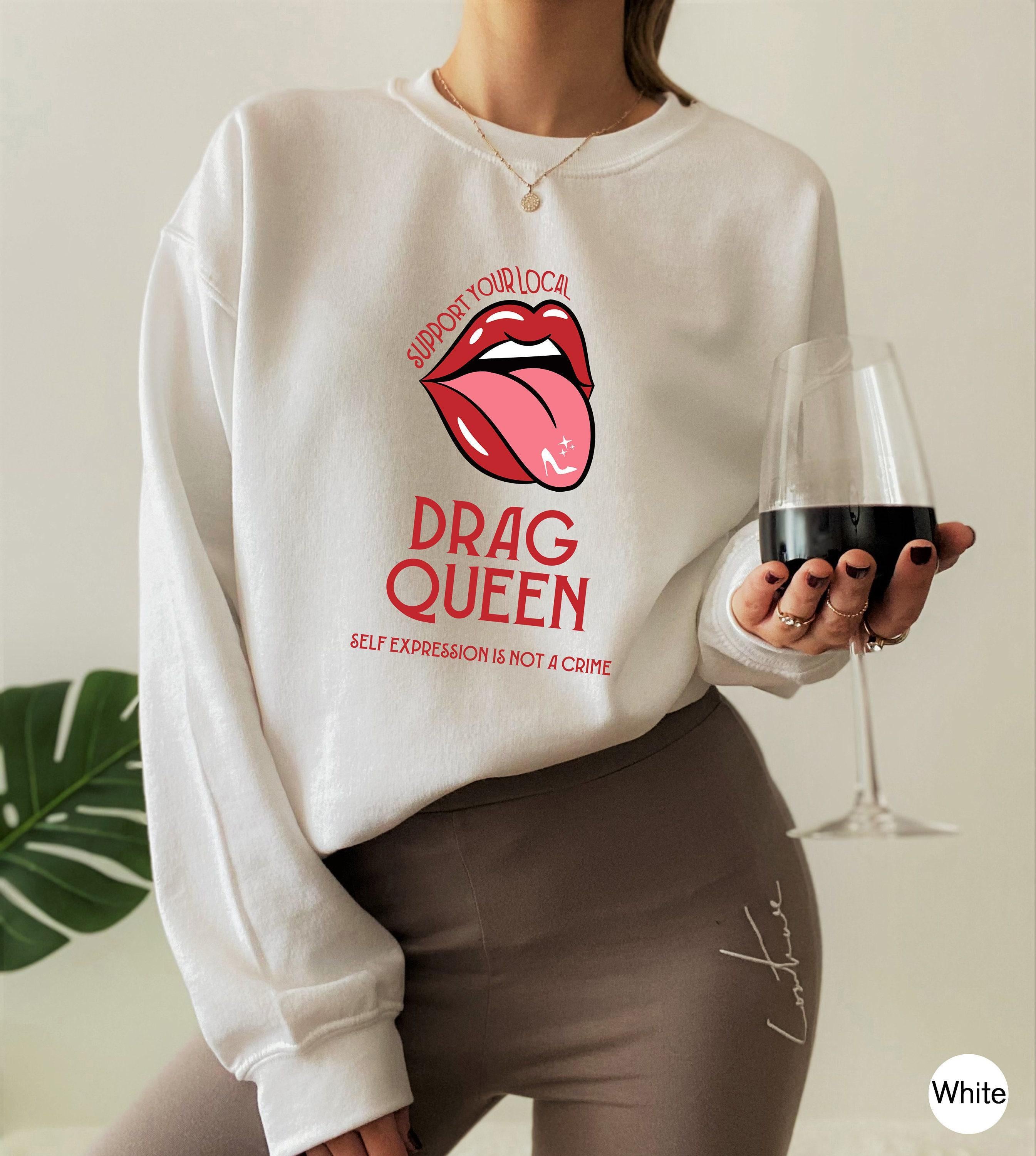 Aesthetic LGBTQ Shirt, Cute Drag Queen Shirt, Support Drag Hoodie, Women's Pride Tshirt, Trans Rights Shirt, LGBTQ Ally 