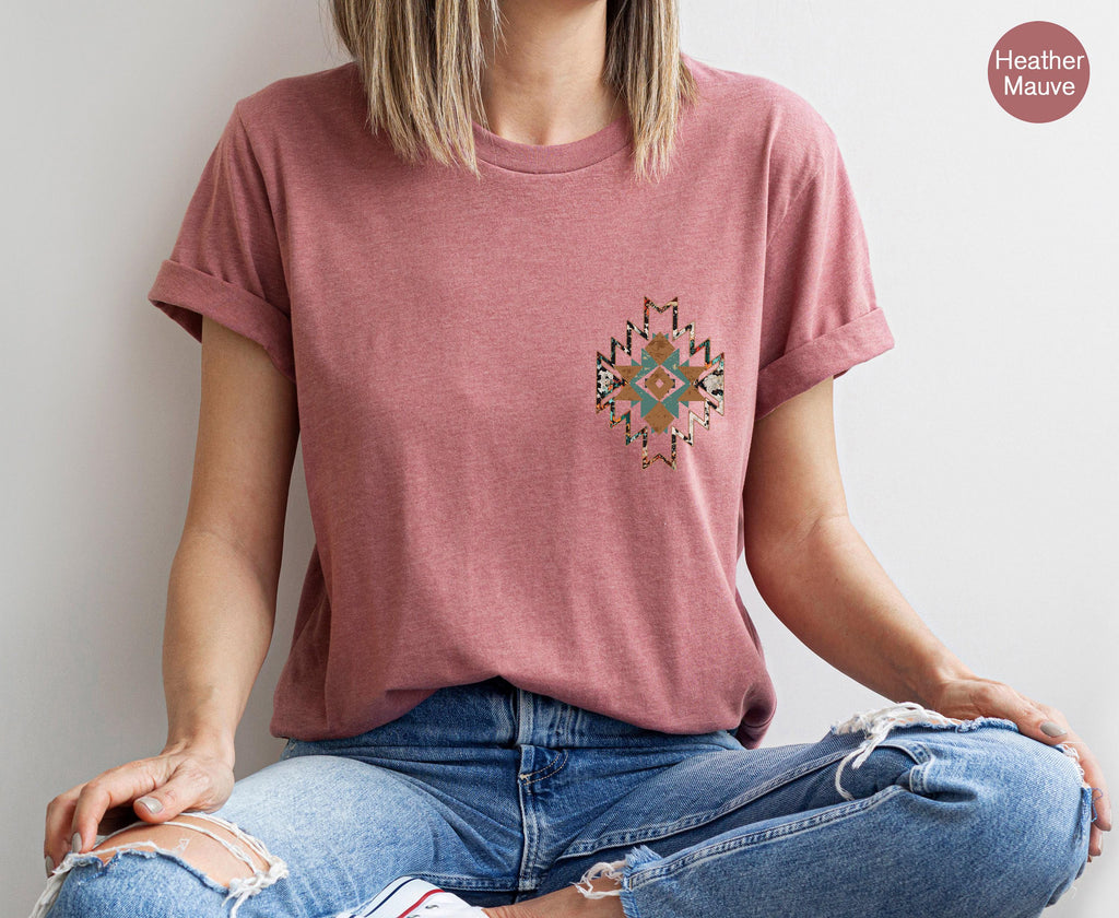 Aztec Western Shirt | Vintage Country Music Shirts, Cowgirl Sweatshirt, Western Graphic Tee, Nashville Hoodie, Farm Girl Shirt, Rodeo Hoodie
