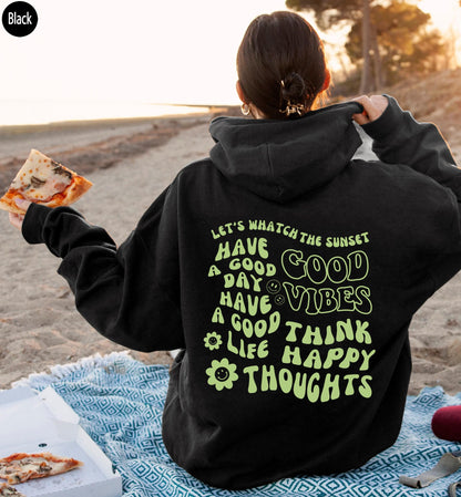 Positive Quotes Sweatshirt, Women's Preppy Hoodie, Aesthetic Sweatshirt, Trendy Hoodie For Teens, Mental Health Shirt, Positive Tshirt