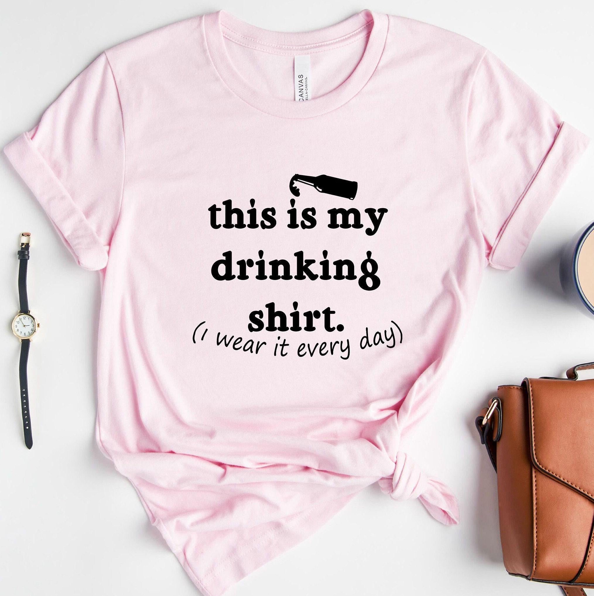 Funny Drinking Sweatshirt, Wine Shirts For Women, Christmas Party T Shirt, Alcoholic Hoodie, Humorous Gifts For Him, New