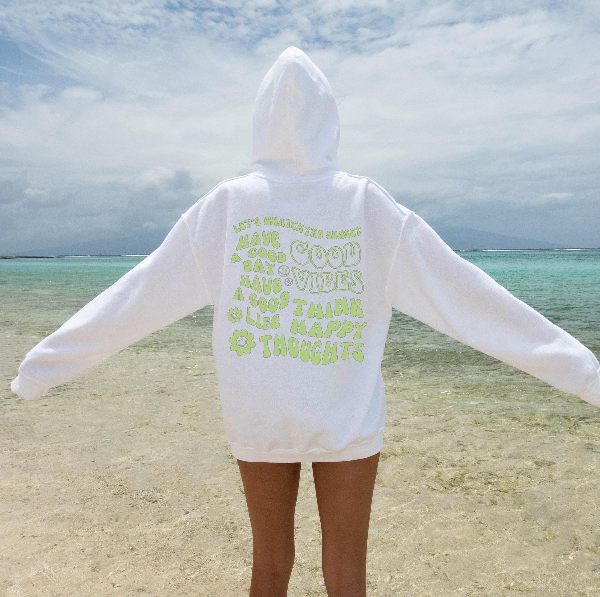 Positive Quotes Sweatshirt, Women's Preppy Hoodie, Aesthetic Sweatshirt, Trendy Hoodie For Teens, Mental Health Shirt, Positive Tshirt