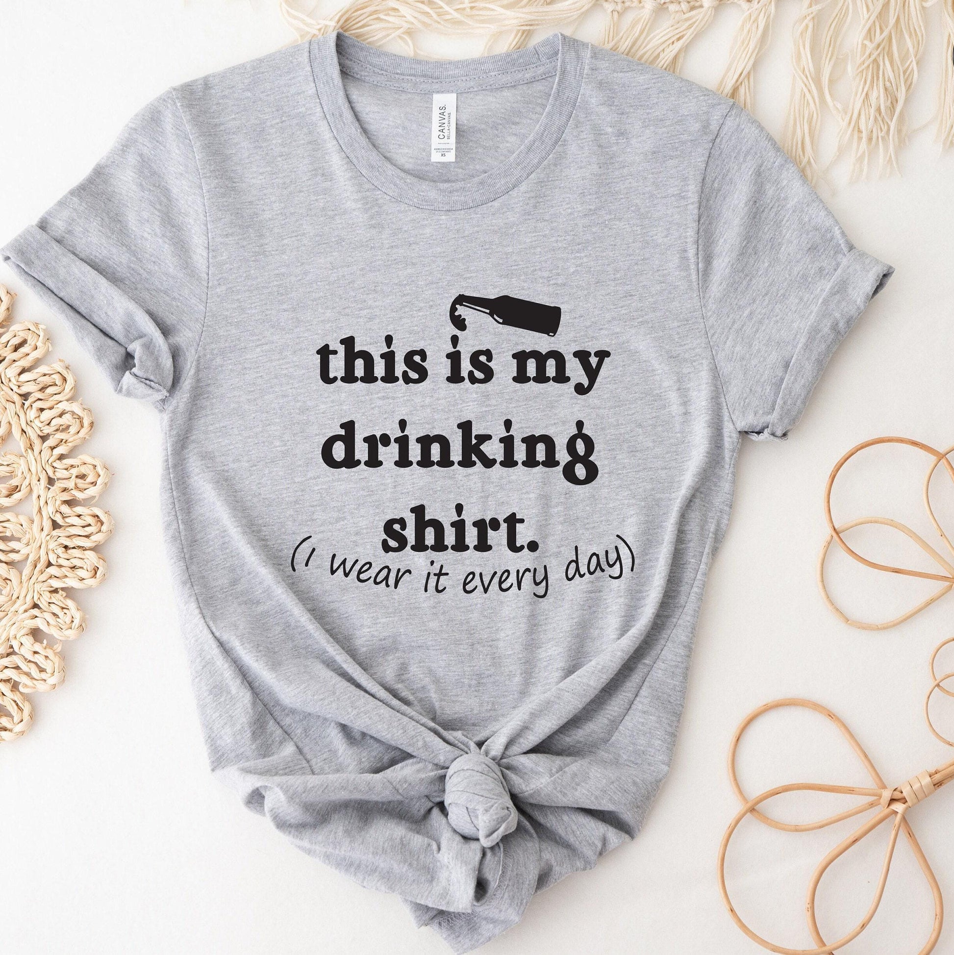 Funny Drinking Sweatshirt, Wine Shirts For Women, Christmas Party T Shirt, Alcoholic Hoodie, Humorous Gifts For Him, New Years Eve Tee
