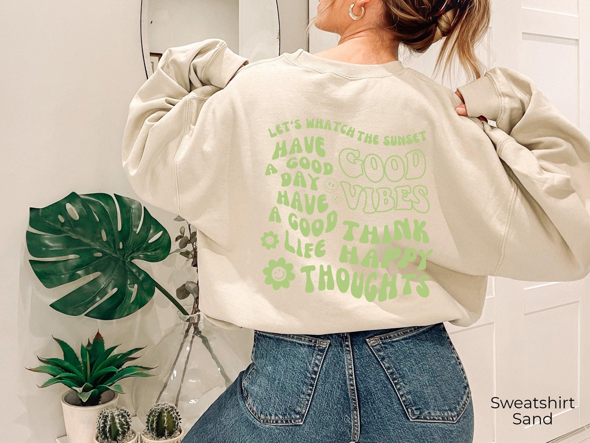 Positive Quotes Sweatshirt, Women's Preppy Hoodie, Aesthetic Sweatshirt, Trendy Hoodie For Teens, Mental Health Shirt, Positive Tshirt
