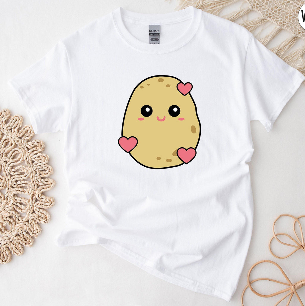 Cute Potato Shirt | Valentines Day Gifts For Her, Best Friend Gift, Birthday Gift Ideas, Potato Lover Gift, Gifts For Girlfriend, Boyfriend